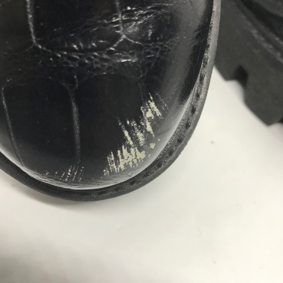 ASH Patent Leather Chunky Combat Boots - Picture 11 of 11